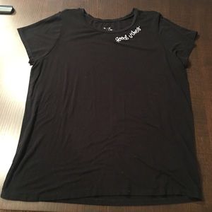 Super soft knit good vibes T-shirt